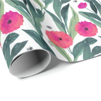 Aquarelle Pépites botaniques Motif floral