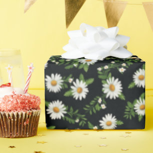 Papier Cadeau Aquarelle sur noir