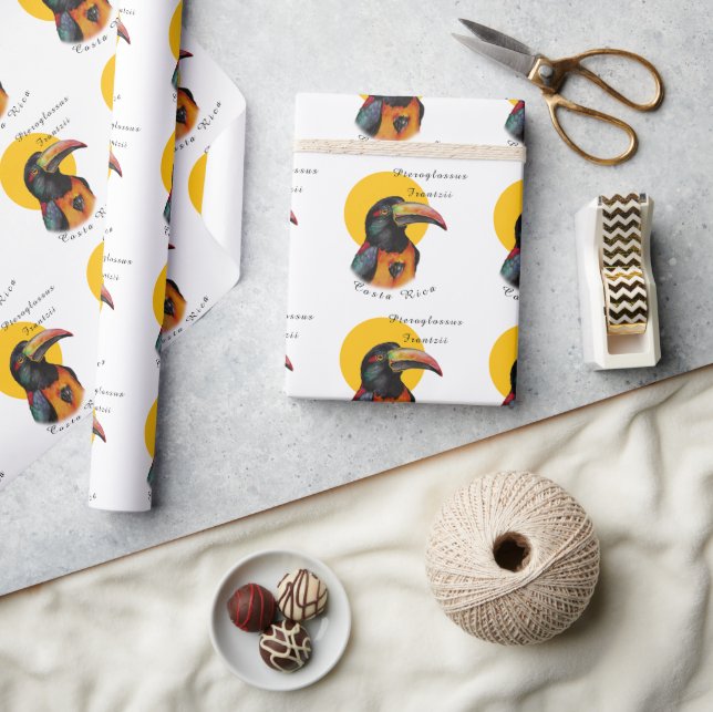 Papier Cadeau Aquarelle toucan (Artisanat)