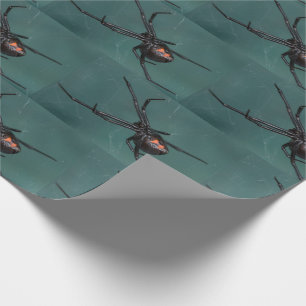 Papier Cadeau Araignée noire