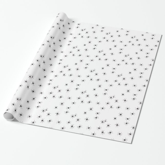 Papier Cadeau araignées (Déroulé)