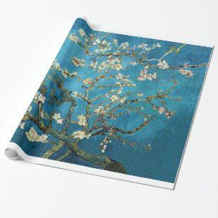 Papier Cadeau Arbre aux amandes en fleurs, Vincent van Gogh.