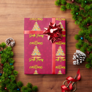 Papier Cadeau Arbre de Noël