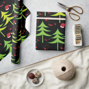 Papier Cadeau Arbre de Noël