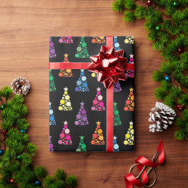 Papier Cadeau Arbres scintillants