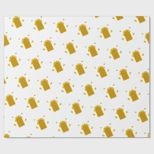 Papier Cadeau Arc d'or Motif magique