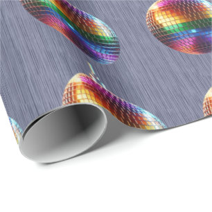 Papier Cadeau Arc en arc-en-ciel Boule Cadeau