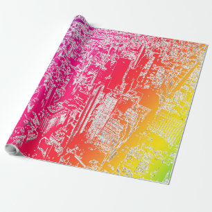 Papier Cadeau Arc-en-ciel de Manhattan