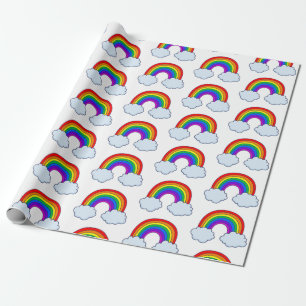 Papier Cadeau Arc-en-ciel mignon