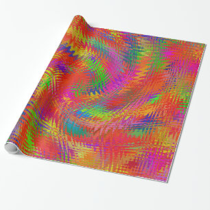 Papier Cadeau Arc-en-ciel tissé