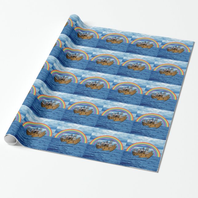 Papier Cadeau Arche de Noé (Déroulé)