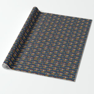 Papier Cadeau Arche de Noé avec Saint-Esprit