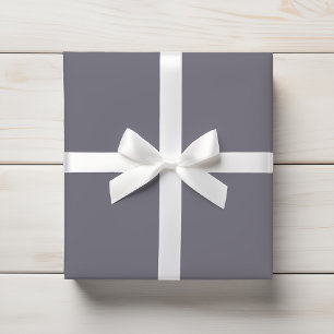 Papier Cadeau Ardoise mute subtile Gris Lilac solide