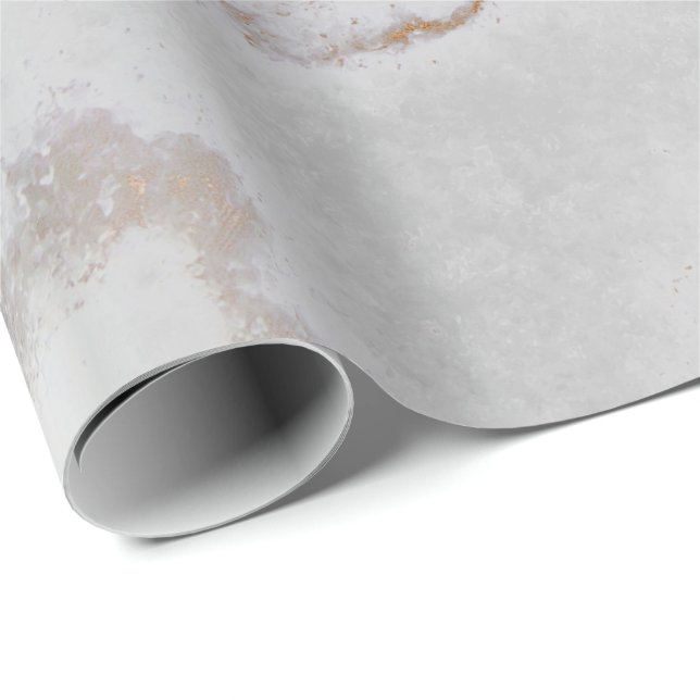 Papier Cadeau Argent ivoire Gris gris métal Gris Gris Gris Marbr (Coin rond)