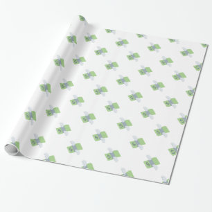 Papier Cadeau argent volant émoji