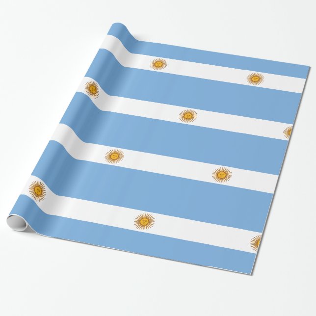 Papier Cadeau Argentine (Déroulé)