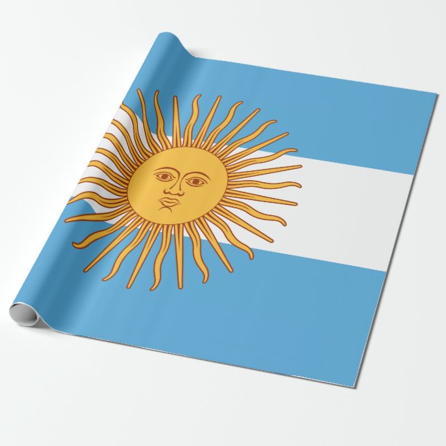 Papier Cadeau Argentine (Déroulé)