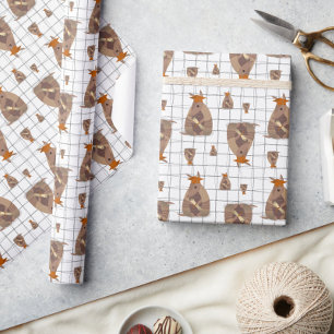Papier Cadeau Armadillo, diplômé du Texas College - Longhorn
