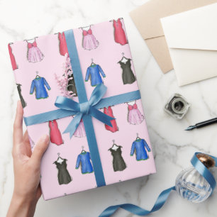 Papier Cadeau Armoire penderie Cocktail Robe Style Fashionista