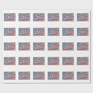Papier Cadeau Arrêtez De Prétendre Votre Racisme Est Le Patrioti