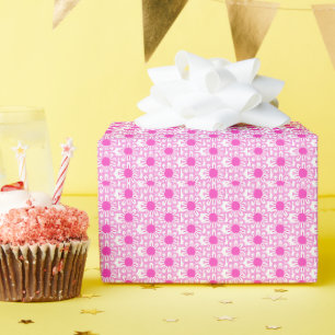 Papier Cadeau Arrière - plan à motif floral mignon