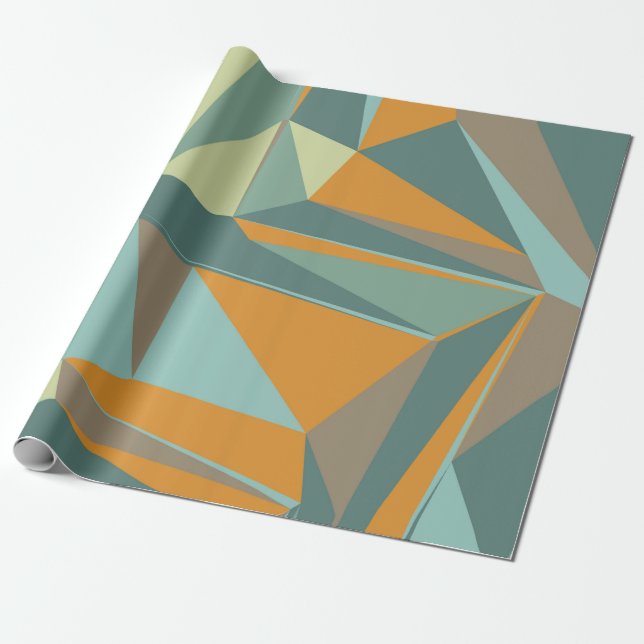 Papier Cadeau arrière - plan Abstrait avec trianglesabstrac colo (Déroulé)