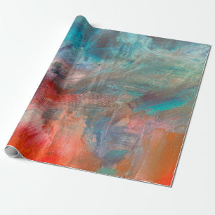 Papier Cadeau Arrière - plan Abstrait de peinture à l'huile. Hui