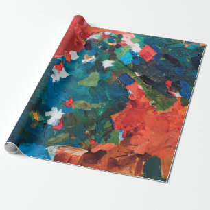 Papier Cadeau arrière - plan Abstrait de peinture à l'huile sur