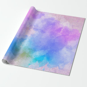 Papier Cadeau Arrière - plan art aquarelle abstraite