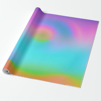 Papier Cadeau Arrière - plan au néon iridescent 9