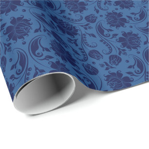 Papier Cadeau Arrière - plan bleu bleu bleu bleu marine