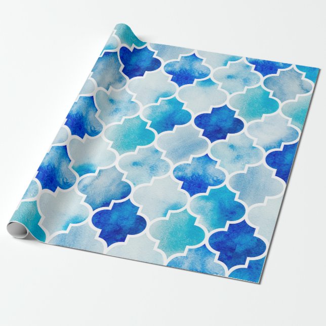 Papier Cadeau Arrière - plan d'aquarelle transparente. Belle tou (Déroulé)