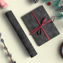 Papier Cadeau Arrière - plan de monocristolite noir