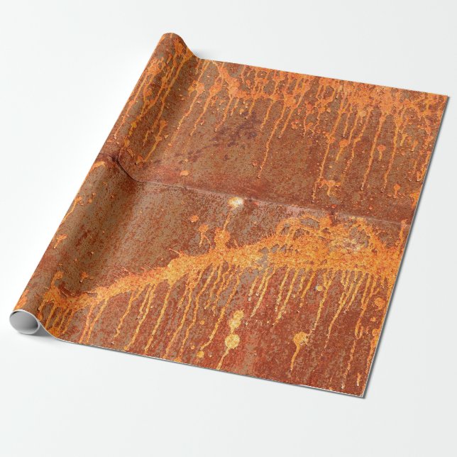 Papier Cadeau arrière - plan de texture de panneau métallique ro (Déroulé)