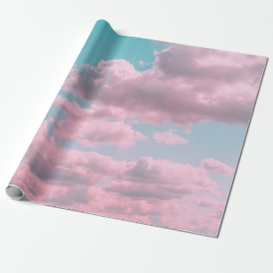 Papier Cadeau Arrière - plan esthétique avec beau ciel turquoise