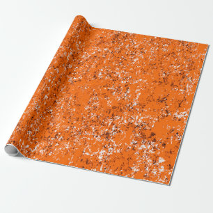 Papier Cadeau Arrière - plan grunge brun foncé. Noir blanc orang