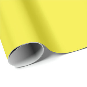 Papier Cadeau Arrière-plan jaune uni vibrant