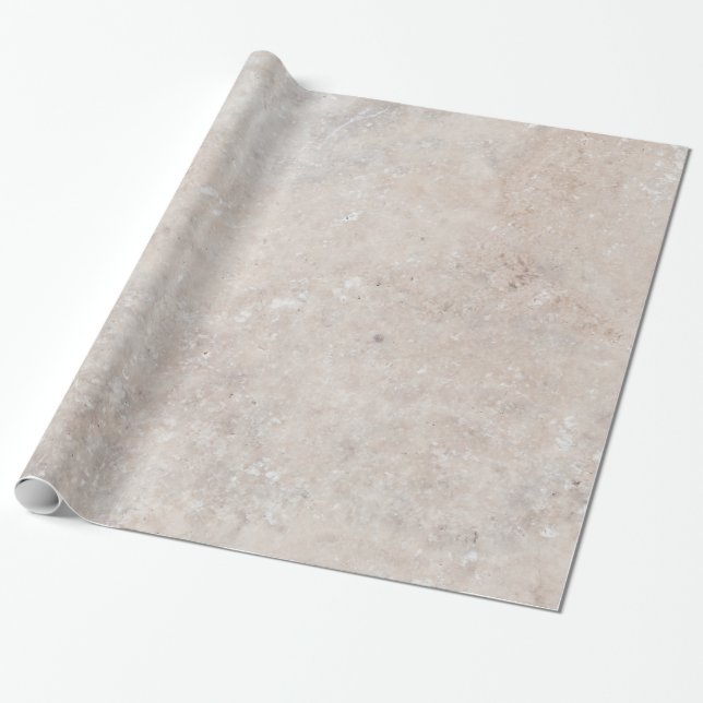 Papier Cadeau Arrière - plan naturel de la Travertine Travertine (Déroulé)