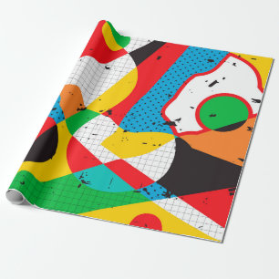 Papier Cadeau arrière - plan pop art