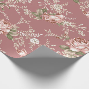 Papier Cadeau Arrière - plan Rose rose vif
