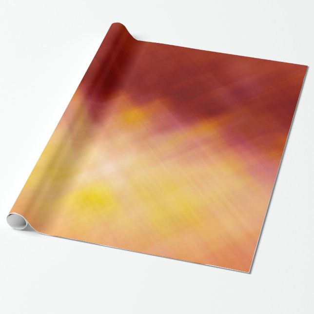 Papier Cadeau Arrière - plan rouge et jaune (Déroulé)