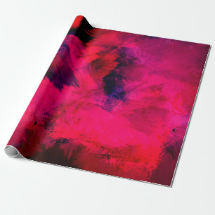 Papier Cadeau Arrière - plan texture modèle rouge