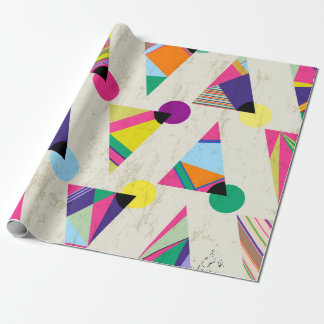 Papier Cadeau arrière - plan triangle sans couture, motif hipste
