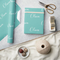 Arrière - plan vert Nom Fille Enveloppement