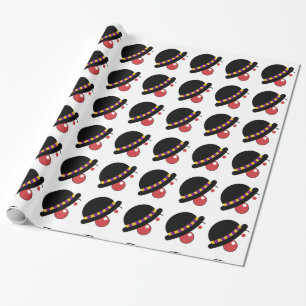 Papier Cadeau Art Abstrait Clown Anniversaire