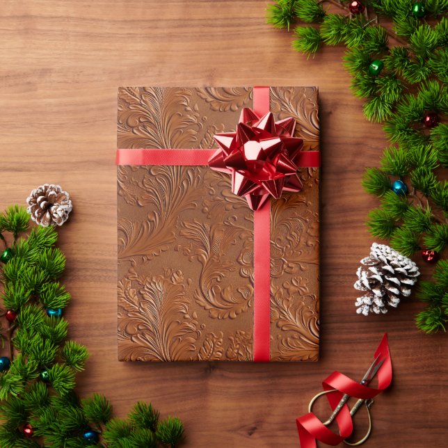 Papier Cadeau Art Brown occidental (Cadeau de vacances)