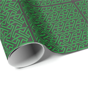 Papier Cadeau Art Celtique Design Papier Motif clé