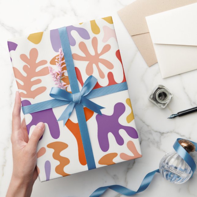Papier Cadeau Art Coloré Inspiré De Matisse (Cadeaux)