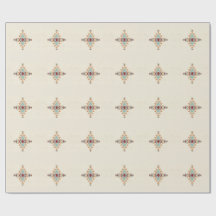 Art de motif de broderie géométrique marocain pers