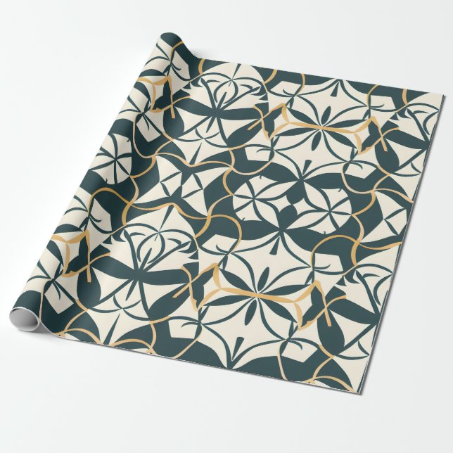 Papier Cadeau Art Déco (Déroulé)